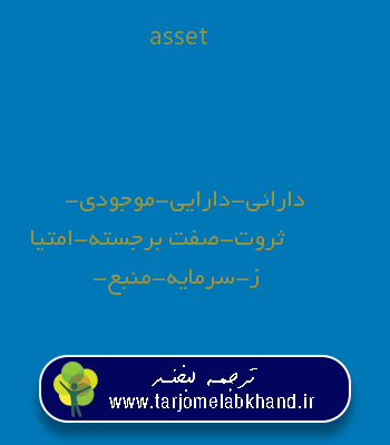 asset به فارسی